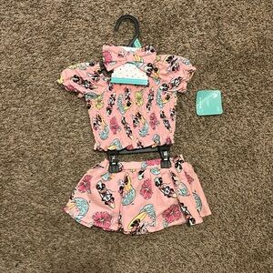 Disney Pink Minnie Mouse Dress 6/9 M